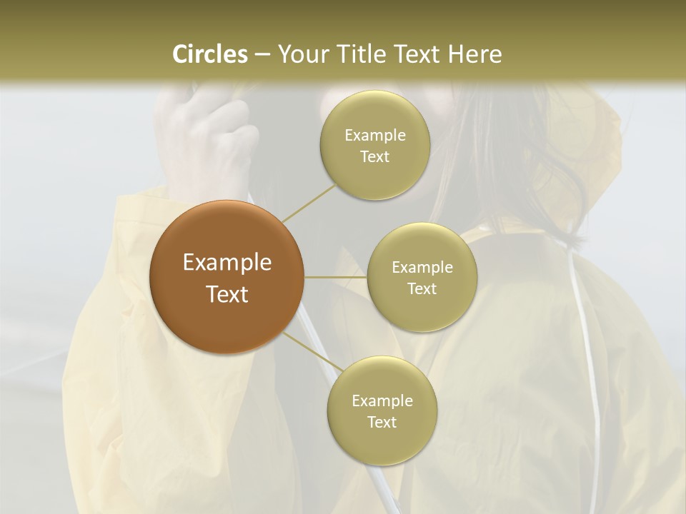 Brown Hair Beauty In Nature Waterproof PowerPoint Template