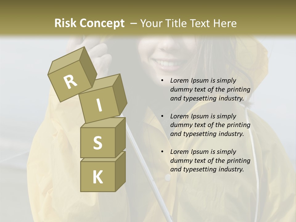 Brown Hair Beauty In Nature Waterproof PowerPoint Template