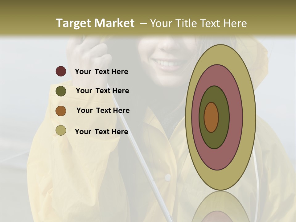 Brown Hair Beauty In Nature Waterproof PowerPoint Template