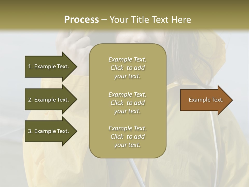 Brown Hair Beauty In Nature Waterproof PowerPoint Template