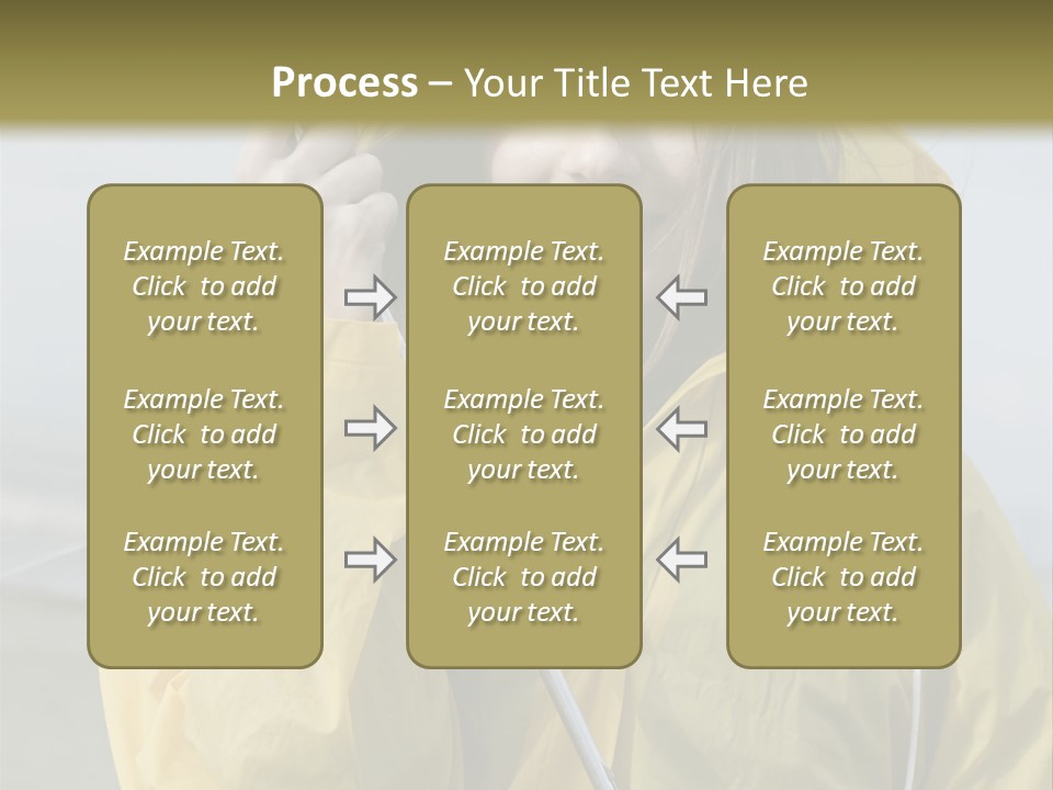 Brown Hair Beauty In Nature Waterproof PowerPoint Template