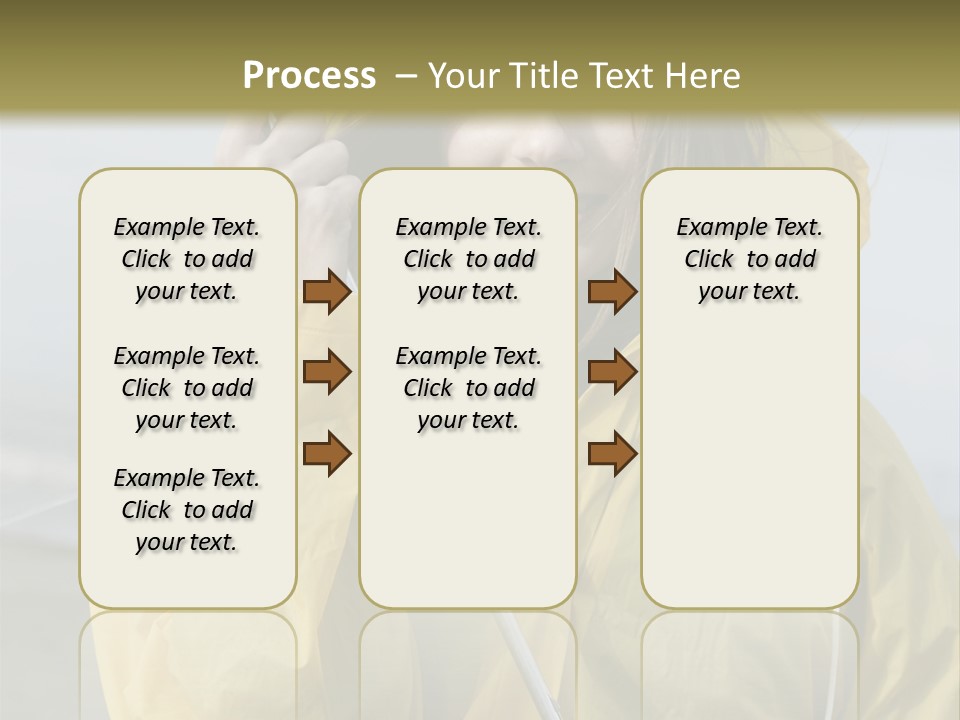 Brown Hair Beauty In Nature Waterproof PowerPoint Template