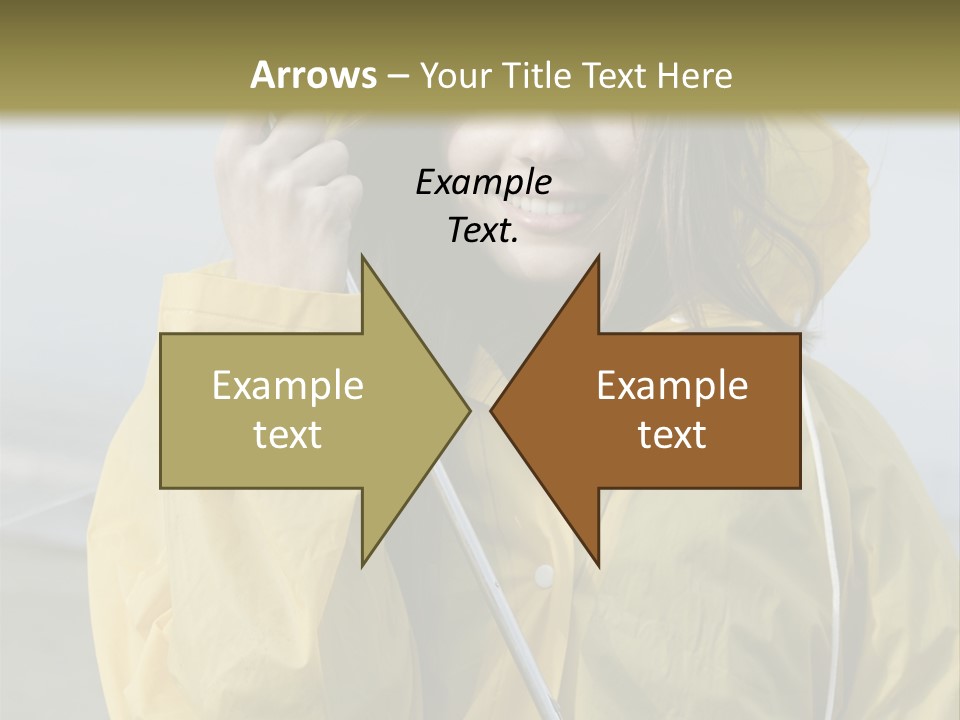 Brown Hair Beauty In Nature Waterproof PowerPoint Template