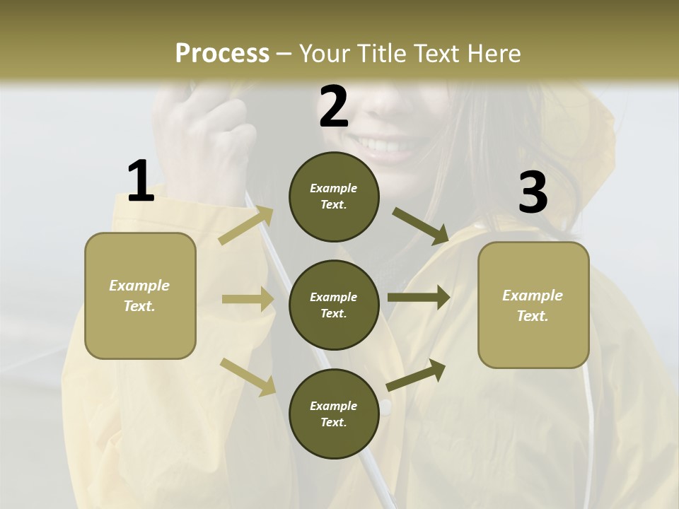 Brown Hair Beauty In Nature Waterproof PowerPoint Template