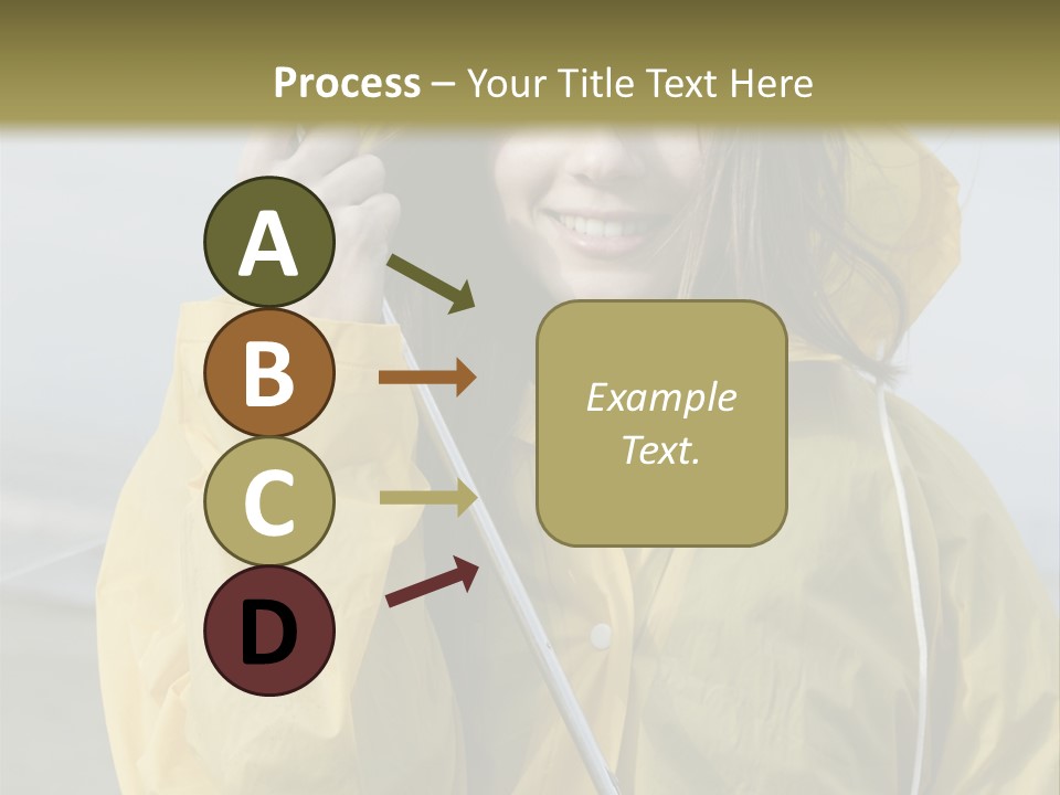 Brown Hair Beauty In Nature Waterproof PowerPoint Template