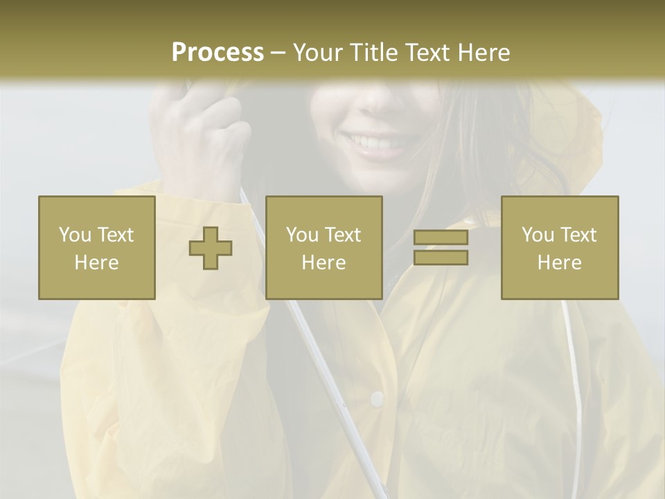 Brown Hair Beauty In Nature Waterproof PowerPoint Template