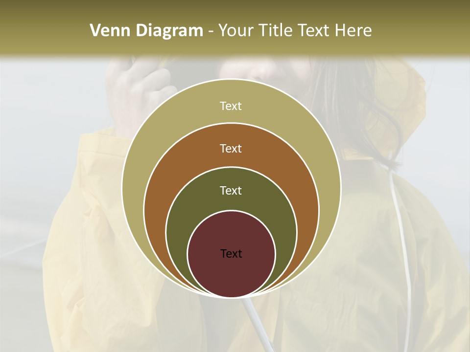 Brown Hair Beauty In Nature Waterproof PowerPoint Template