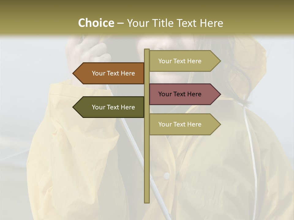 Brown Hair Beauty In Nature Waterproof PowerPoint Template