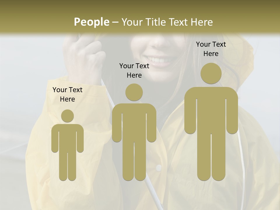 Brown Hair Beauty In Nature Waterproof PowerPoint Template