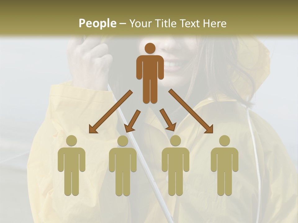 Brown Hair Beauty In Nature Waterproof PowerPoint Template