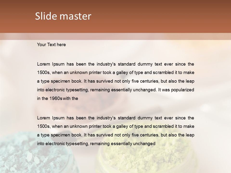 Blush Beige Mineral Makeup PowerPoint Template