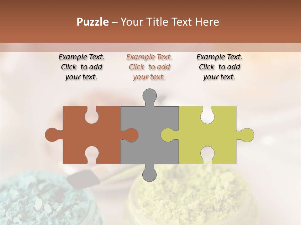 Blush Beige Mineral Makeup PowerPoint Template