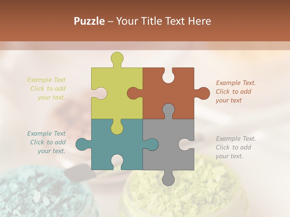 Blush Beige Mineral Makeup PowerPoint Template