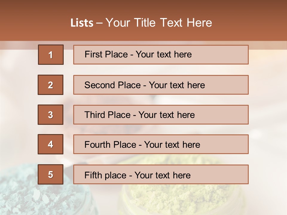 Blush Beige Mineral Makeup PowerPoint Template