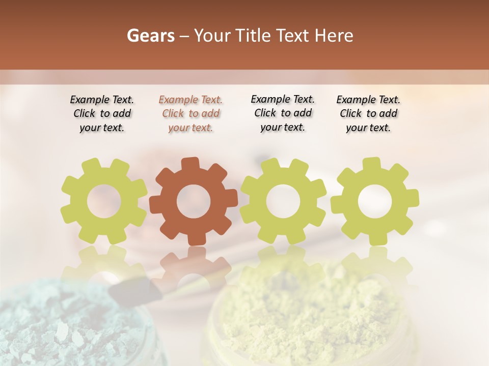 Blush Beige Mineral Makeup PowerPoint Template