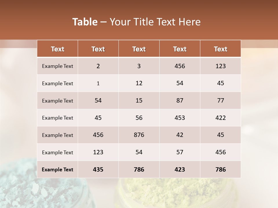 Blush Beige Mineral Makeup PowerPoint Template