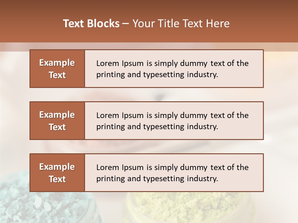 Blush Beige Mineral Makeup PowerPoint Template