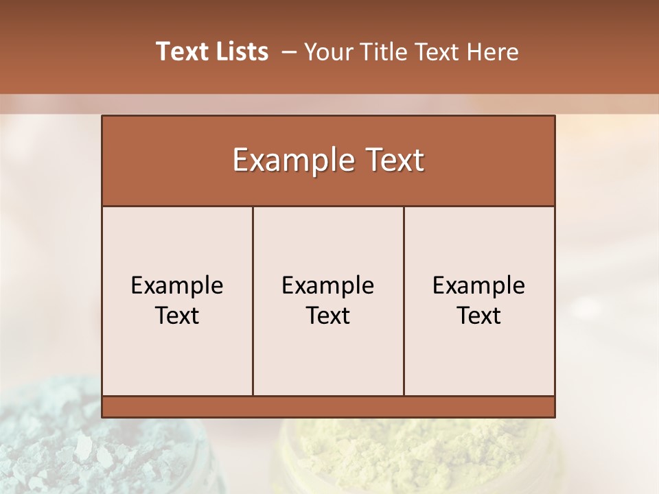 Blush Beige Mineral Makeup PowerPoint Template