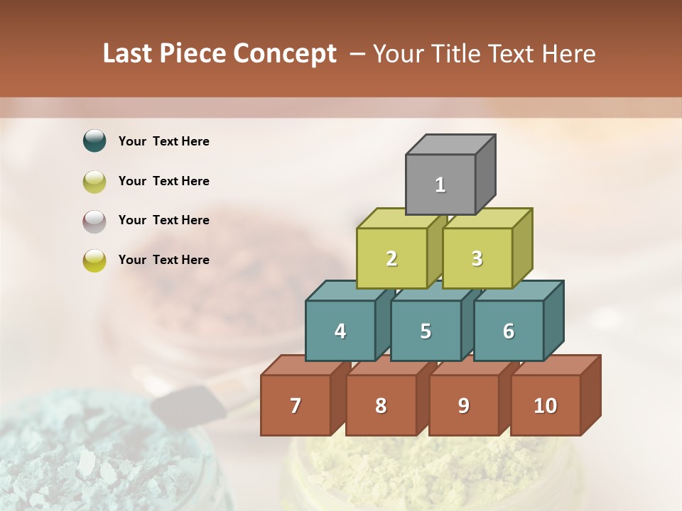 Blush Beige Mineral Makeup PowerPoint Template