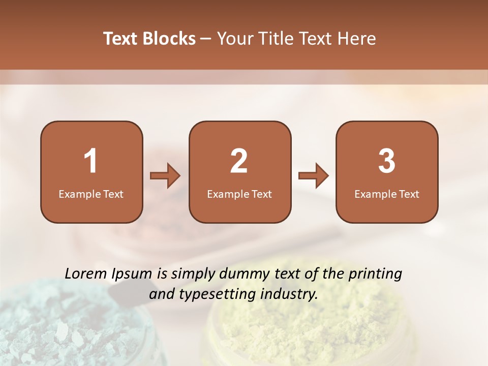 Blush Beige Mineral Makeup PowerPoint Template