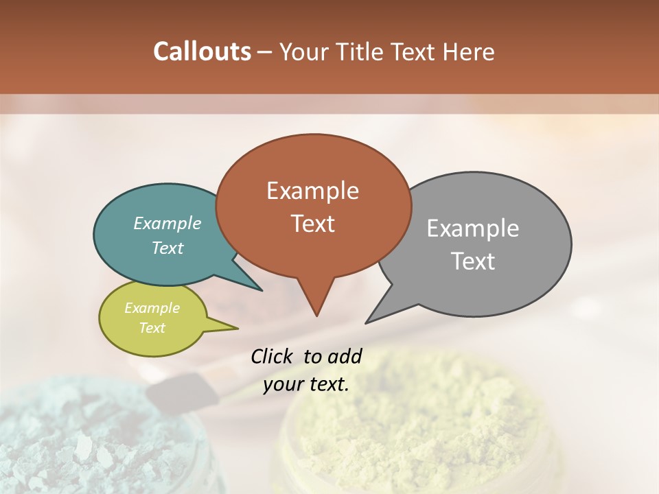 Blush Beige Mineral Makeup PowerPoint Template