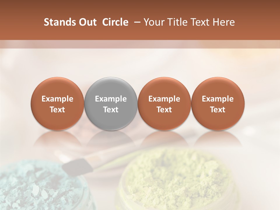 Blush Beige Mineral Makeup PowerPoint Template