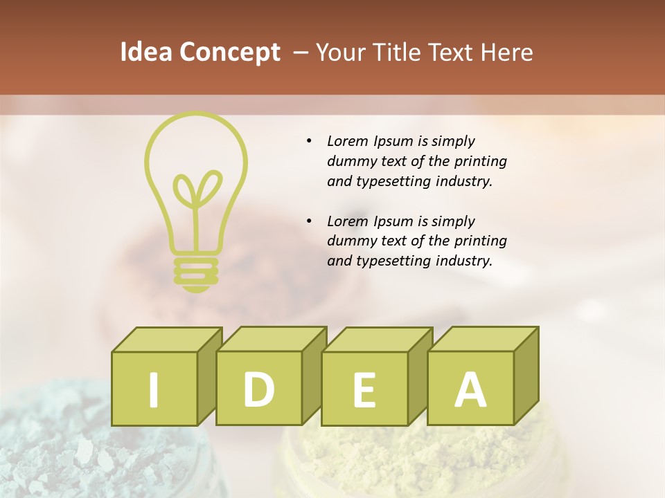 Blush Beige Mineral Makeup PowerPoint Template