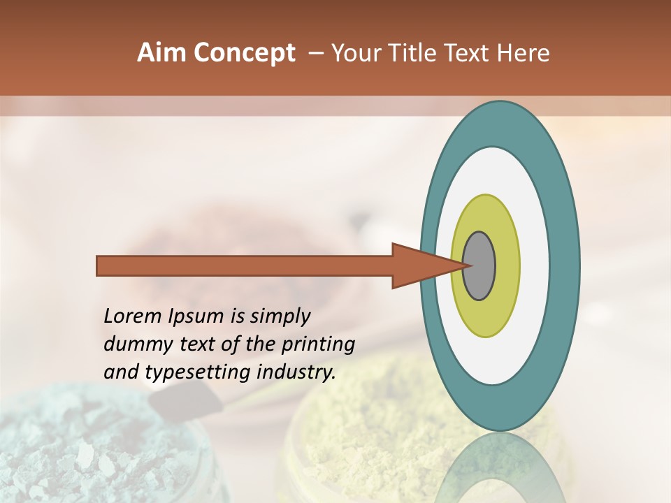 Blush Beige Mineral Makeup PowerPoint Template