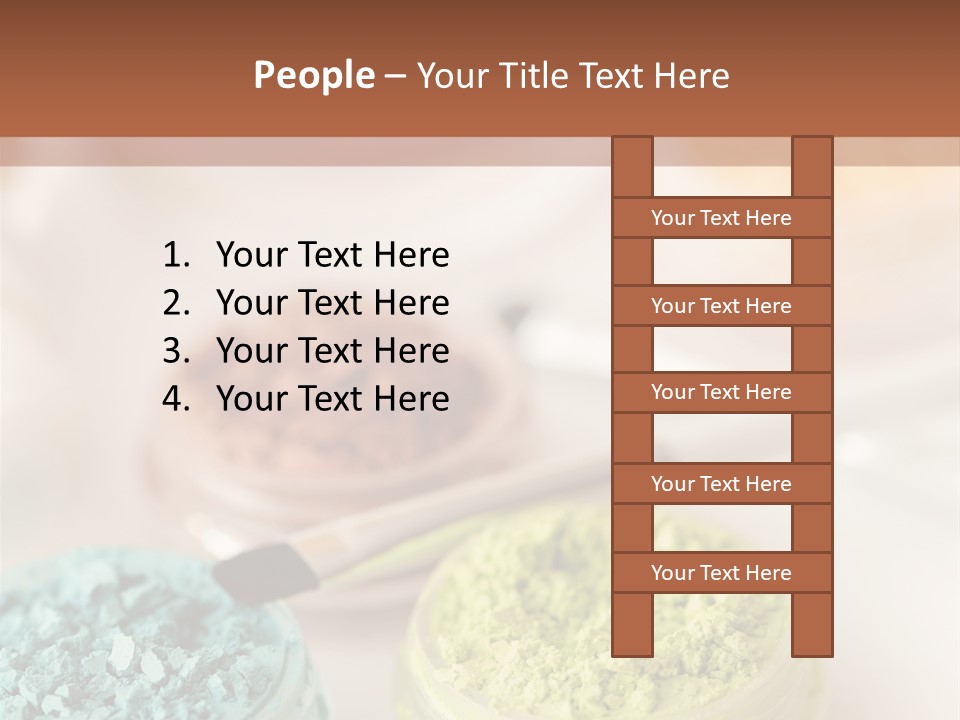Blush Beige Mineral Makeup PowerPoint Template
