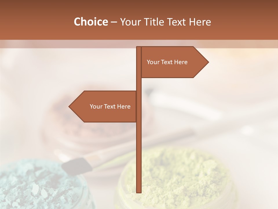 Blush Beige Mineral Makeup PowerPoint Template