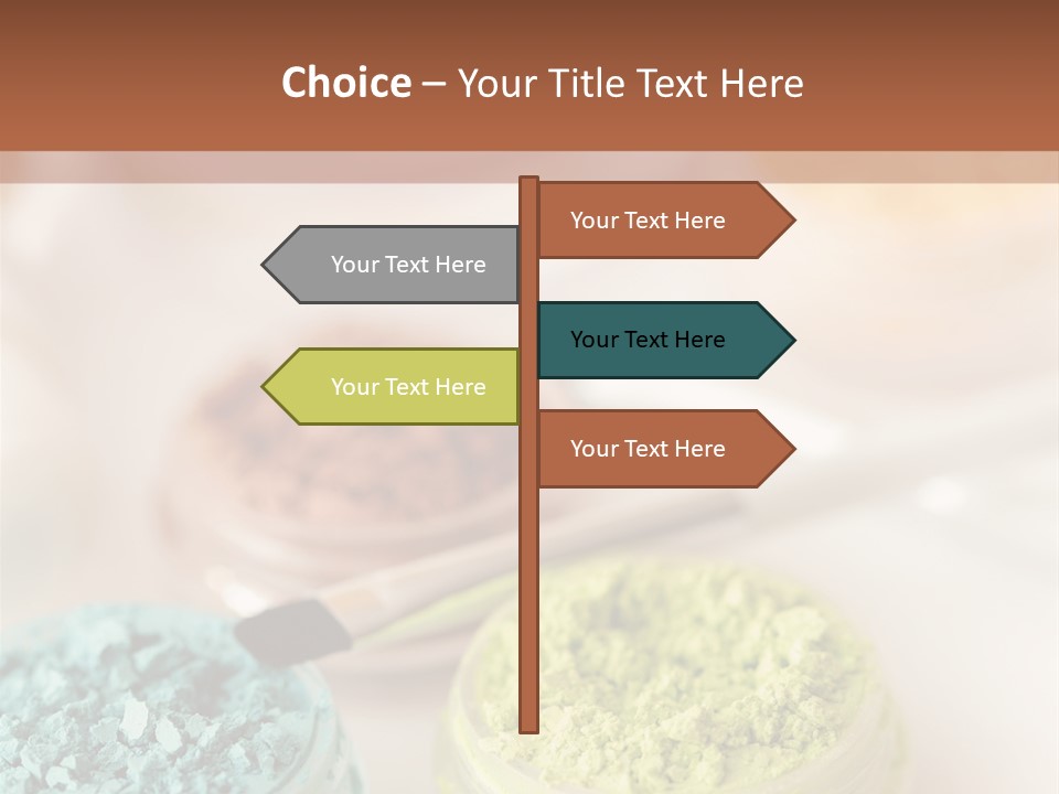 Blush Beige Mineral Makeup PowerPoint Template