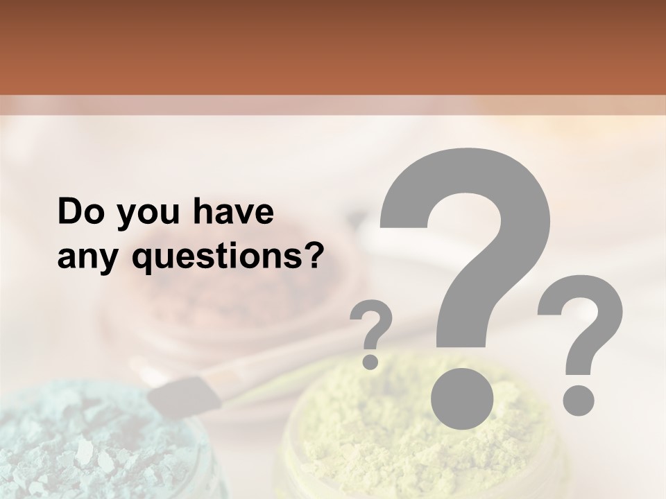 Blush Beige Mineral Makeup PowerPoint Template