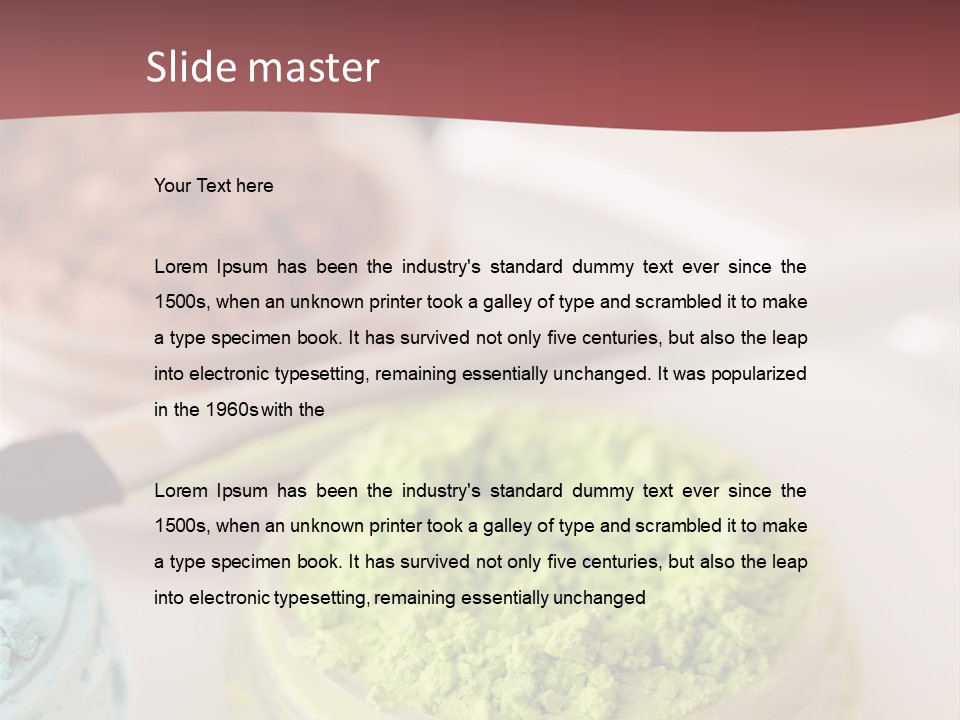 Macro Bronze Crushed PowerPoint Template