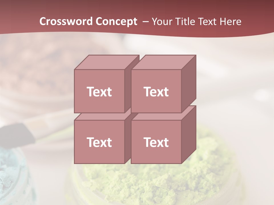 Macro Bronze Crushed PowerPoint Template