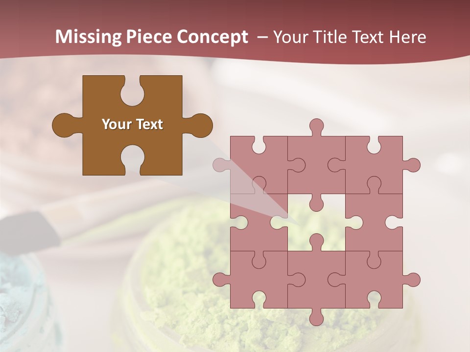 Macro Bronze Crushed PowerPoint Template