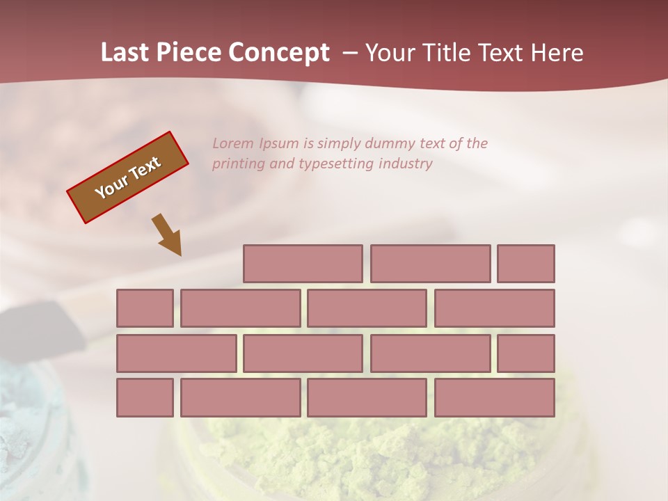 Macro Bronze Crushed PowerPoint Template