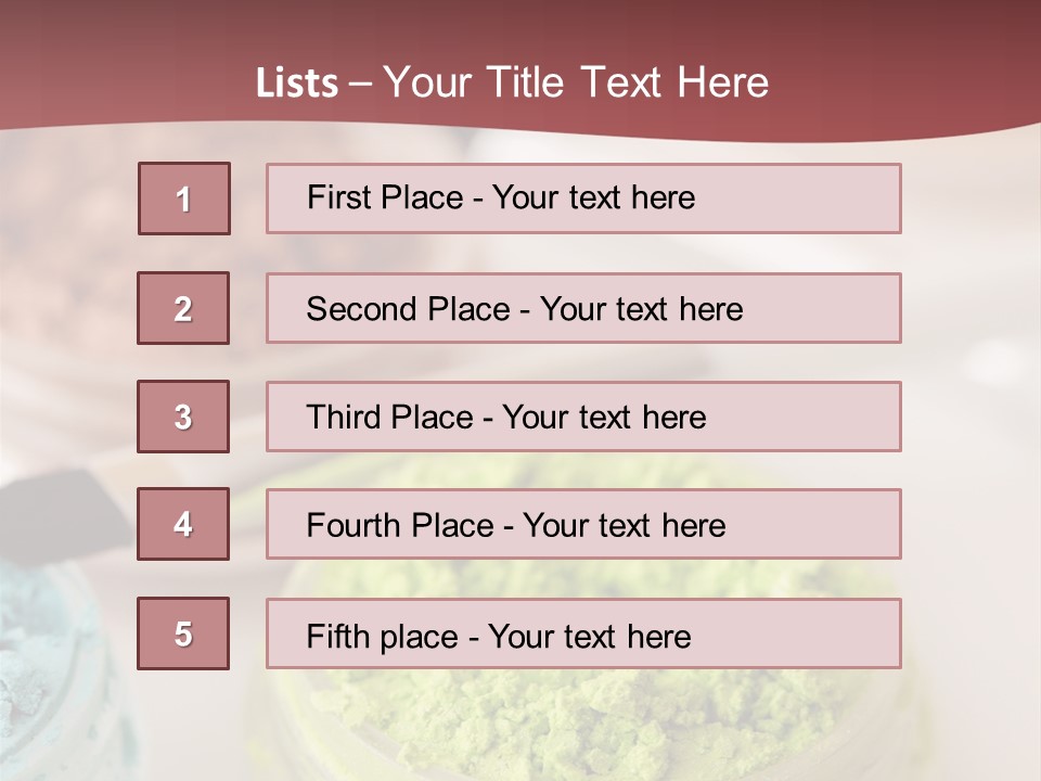 Macro Bronze Crushed PowerPoint Template