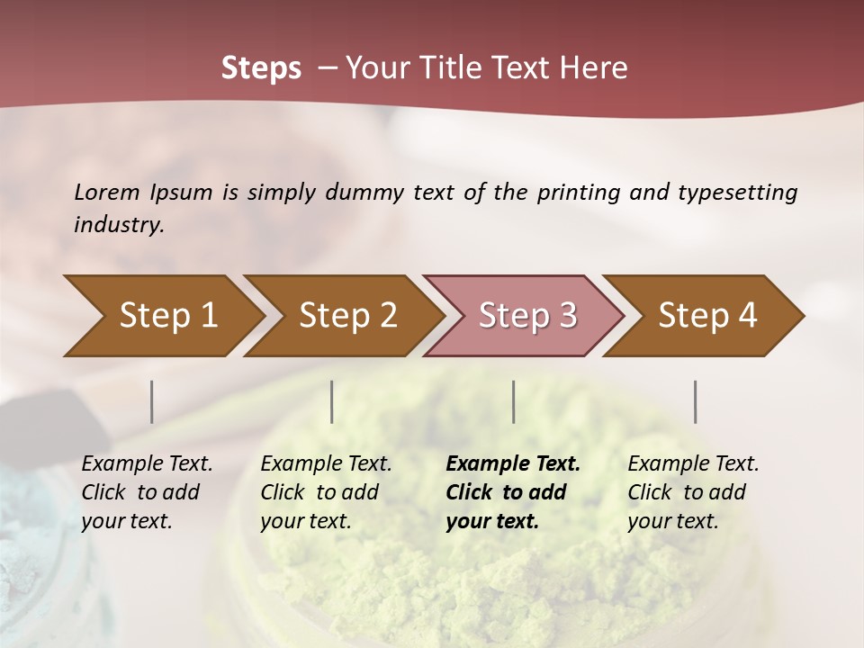 Macro Bronze Crushed PowerPoint Template