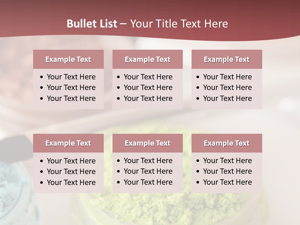 Macro Bronze Crushed PowerPoint Template