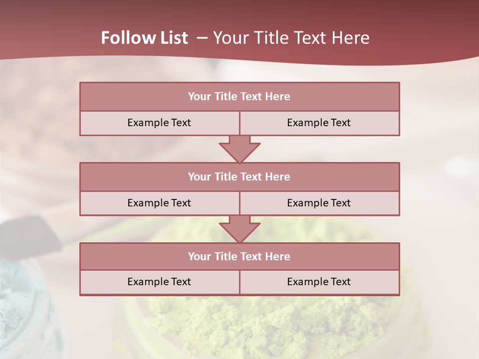 Macro Bronze Crushed PowerPoint Template