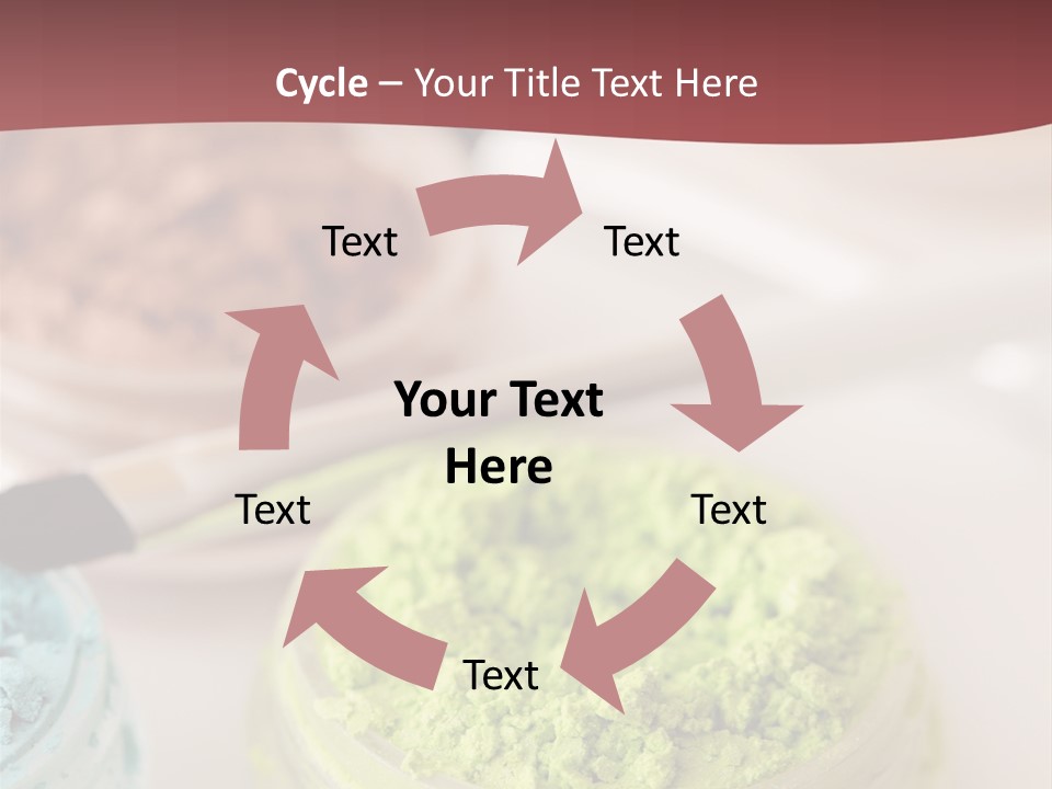Macro Bronze Crushed PowerPoint Template