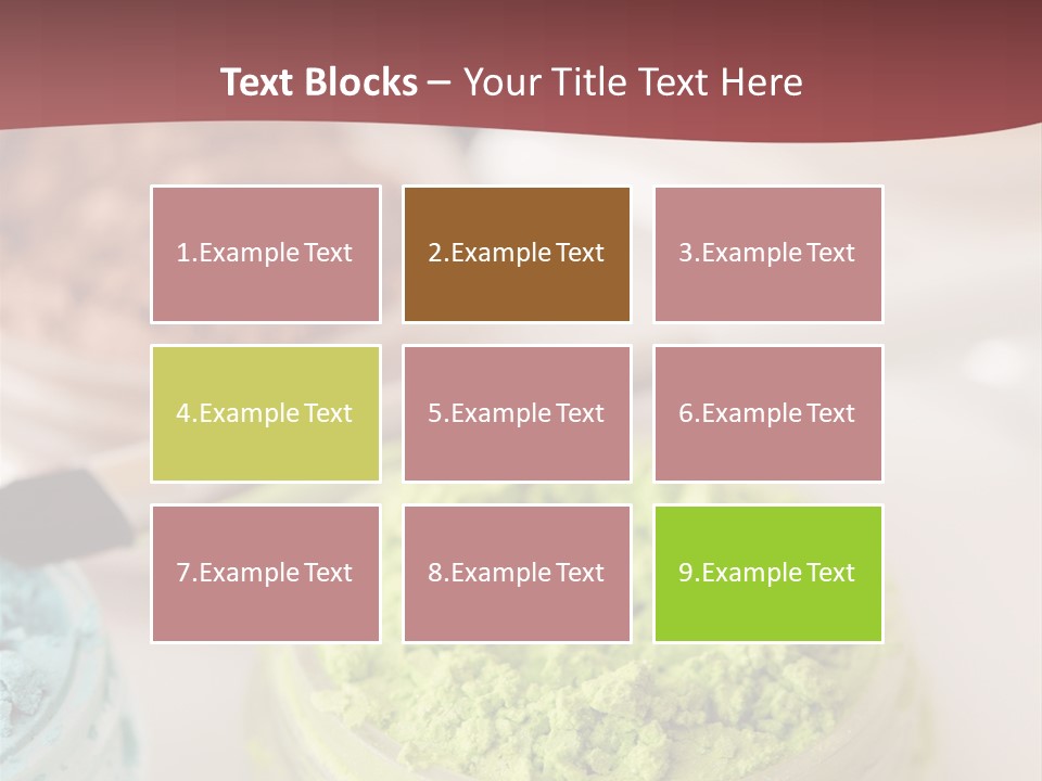 Macro Bronze Crushed PowerPoint Template