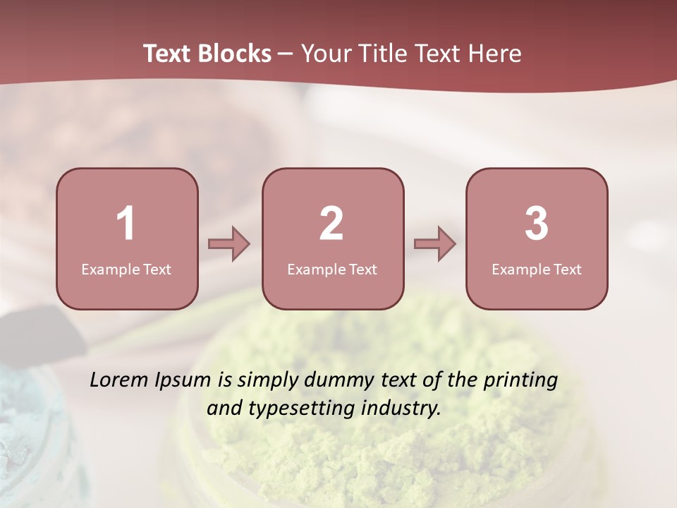 Macro Bronze Crushed PowerPoint Template