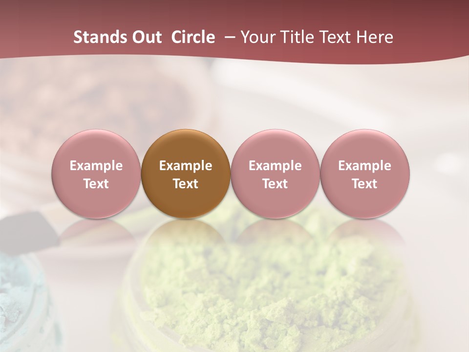 Macro Bronze Crushed PowerPoint Template