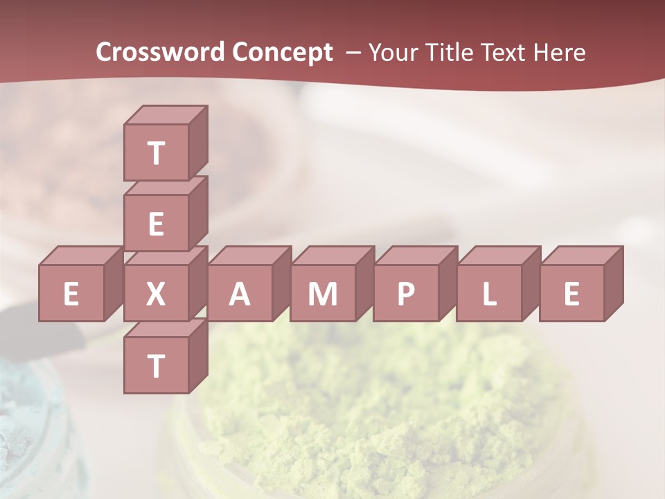 Macro Bronze Crushed PowerPoint Template