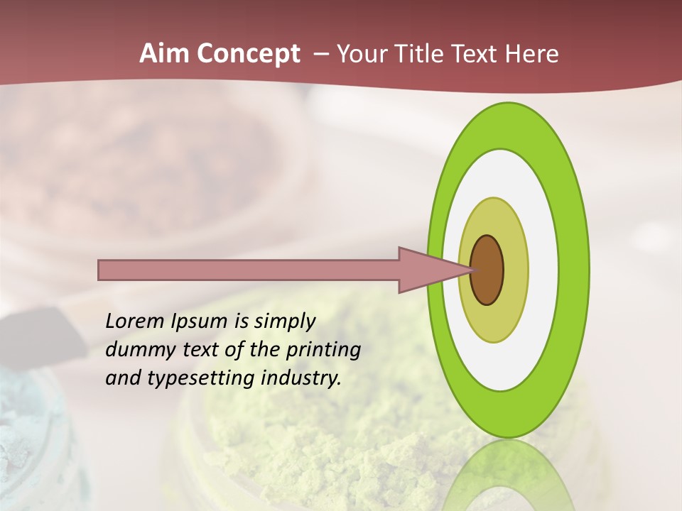 Macro Bronze Crushed PowerPoint Template