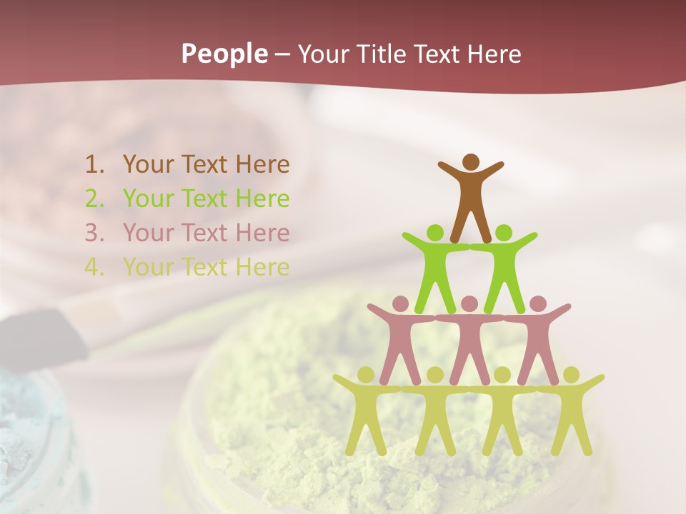 Macro Bronze Crushed PowerPoint Template