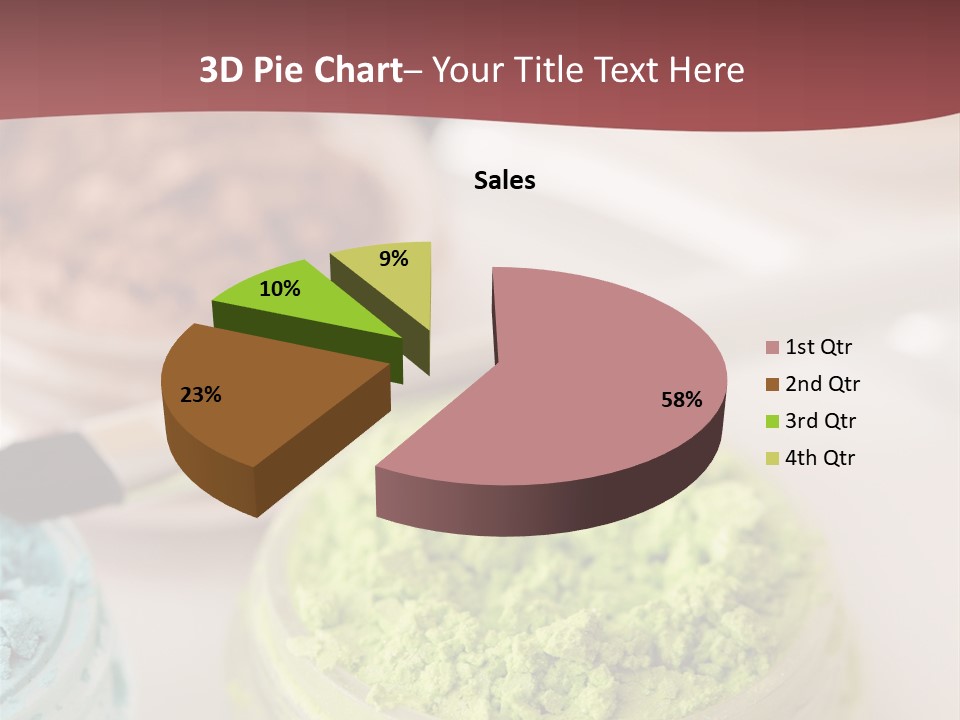 Macro Bronze Crushed PowerPoint Template