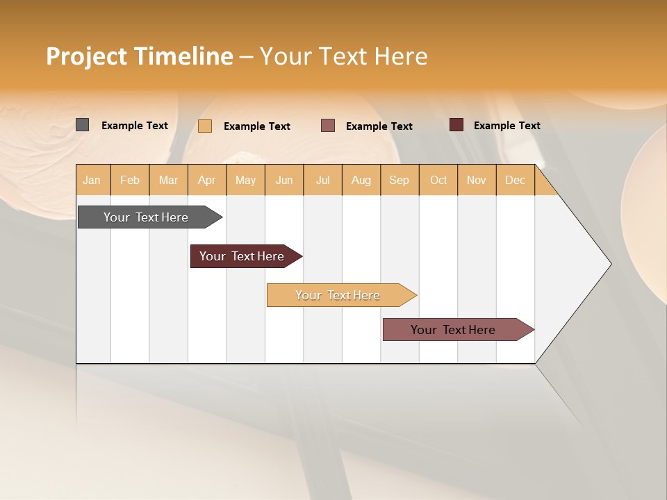 Cosmetic Products Tools Beige PowerPoint Template