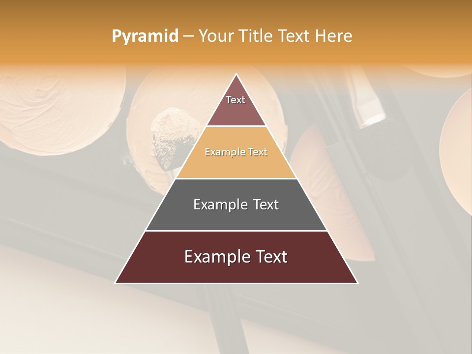 Cosmetic Products Tools Beige PowerPoint Template